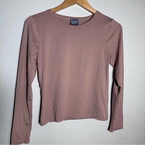 Olivia Rae Long Sleeve Top in Mauve